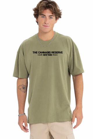 Logo T-Shirt Green The Cannabis Reserve