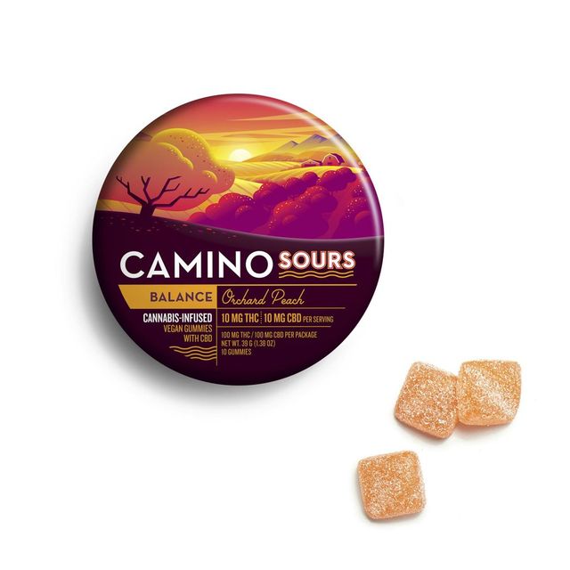 Sour Orchard Peach 1:1 THC:CBD Camino