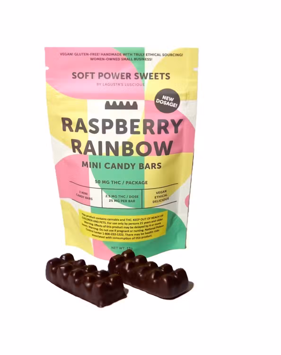 Loosie Raspberry Rainbow Soft Power Sweets