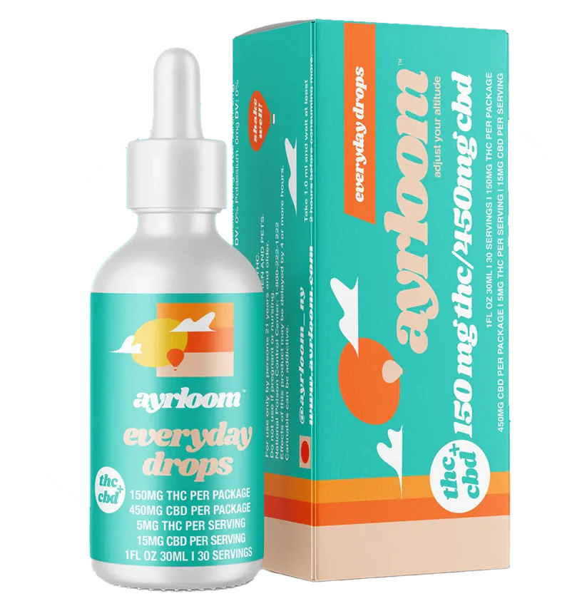Everyday Drops 1:3 THC:CBD Ayrloom