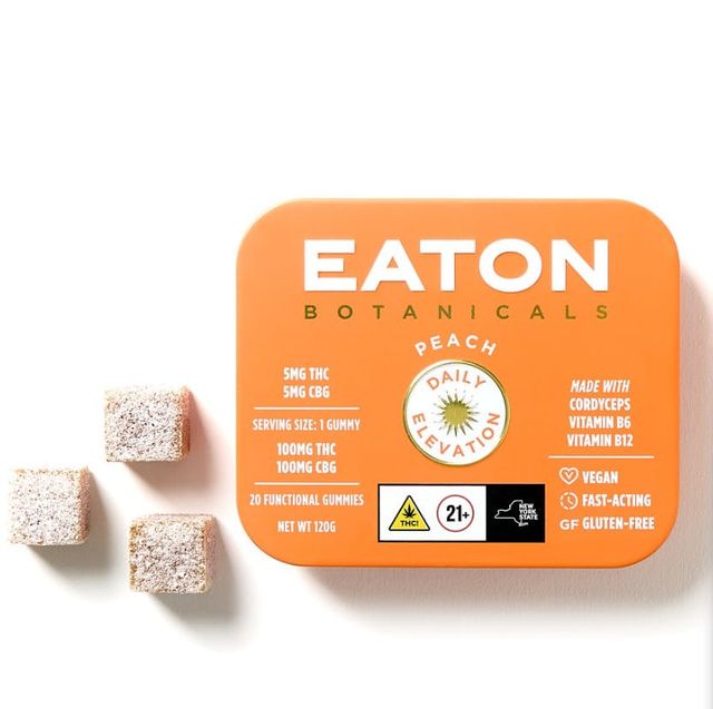 Peach Daily Elevation 1:1 THC:CBG Eaton Botanicals