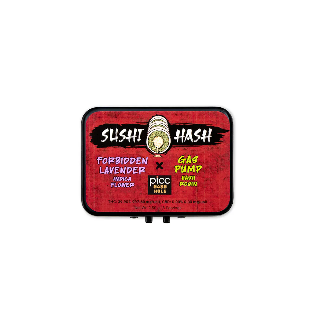 Hash Hole Forbidden Lavender x Gas Pump Sushi Hash