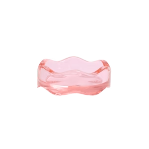 Ashtray Wavy Pink Yew Yew