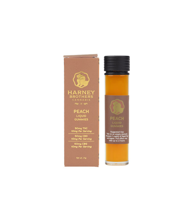 Peach 1:1:1 THC:CBD:CBG Harney Brothers