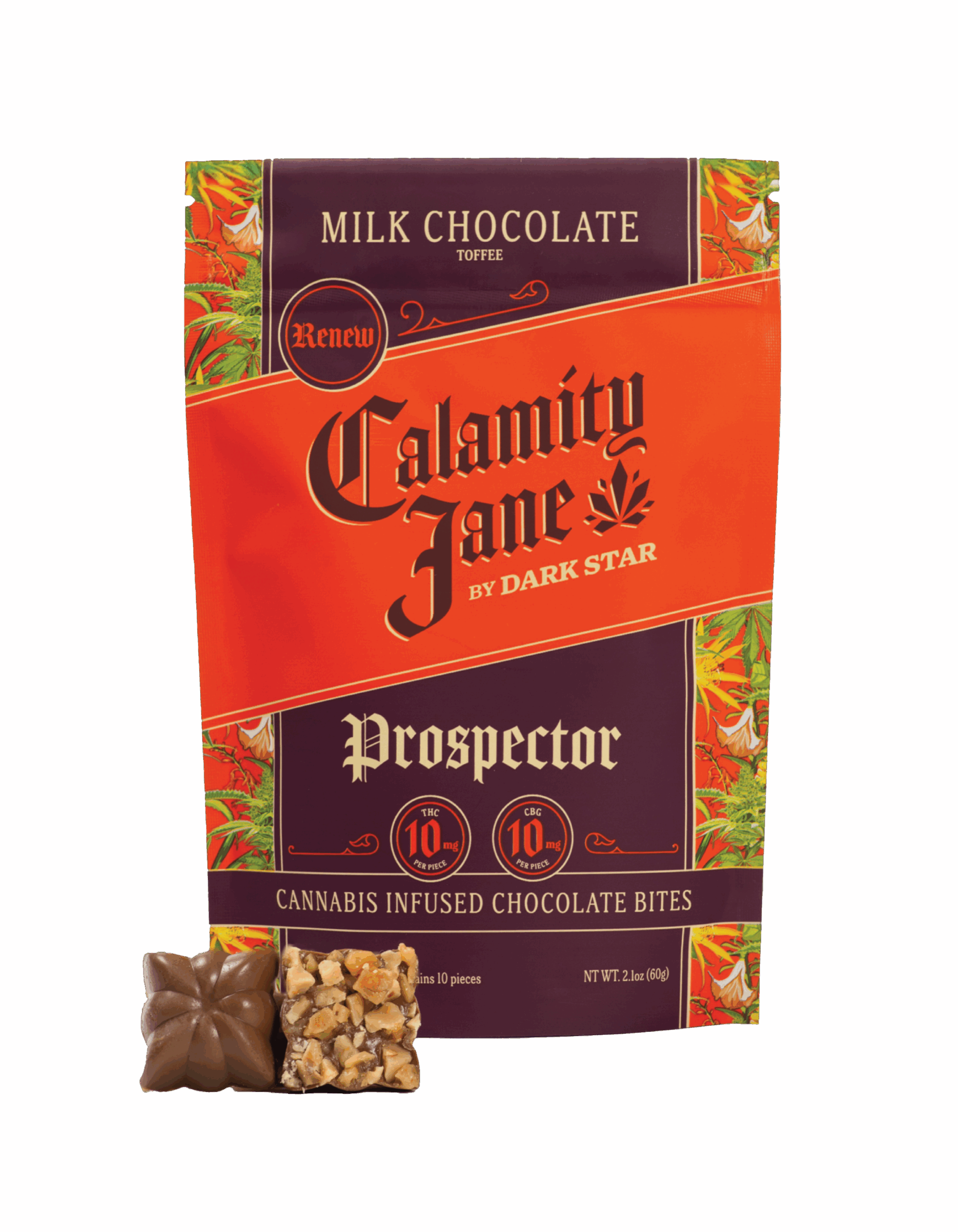 Calamity Jane Prospector 1:1 THC:CBG Dark Star
