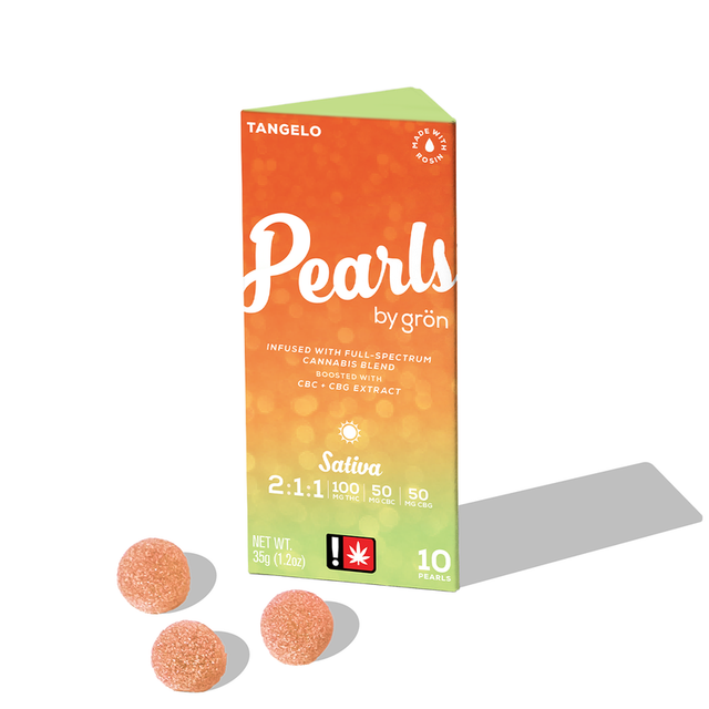 Pearls Tangelo 2:1:1 THC:CBC:CBG Grön