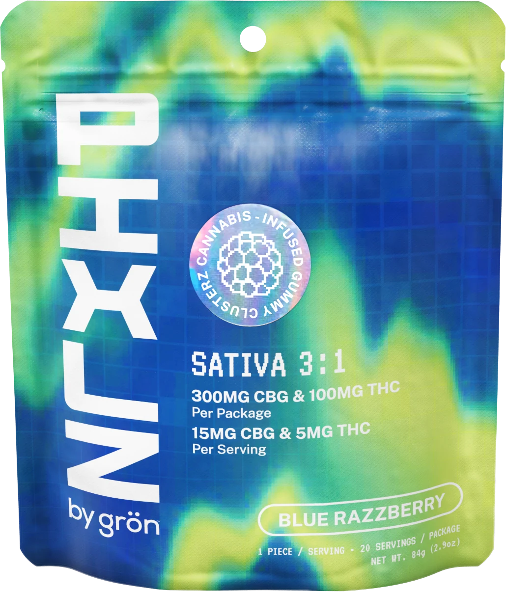 Pixlz Blue Razzberry 3:1 CBG:THC Grön
