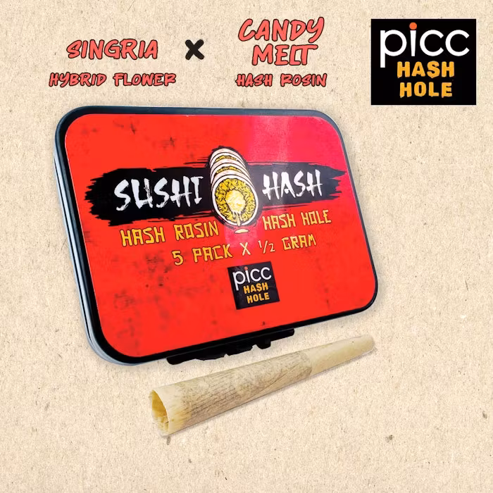 Hash Hole Singria x Candy Melt Sushi Hash