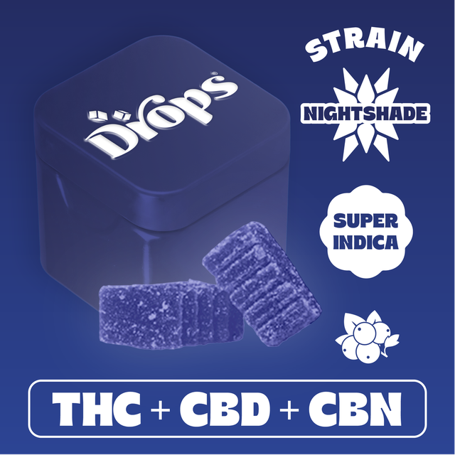 Black Currant 1:1:1 THC:CBD:CBN Drops