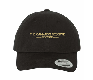 Dad Hat Black The Cannabis Reserve