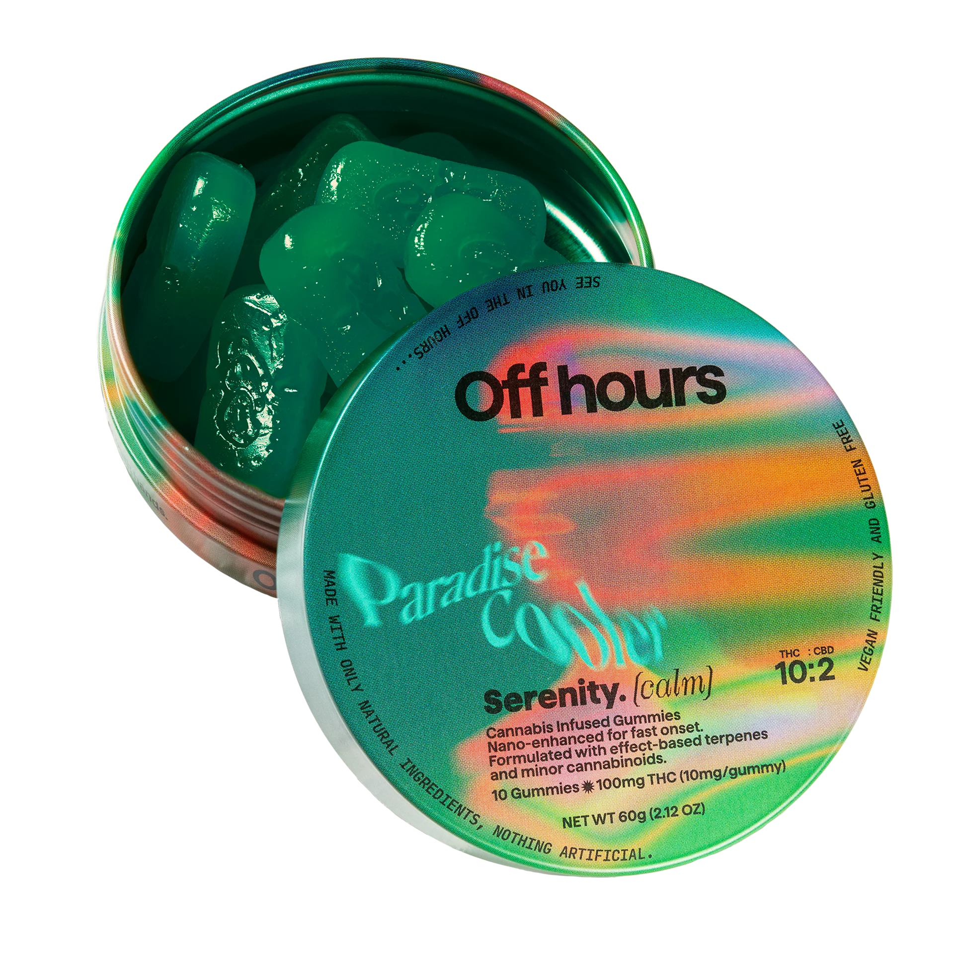 Serenity Paradise Cooler 10:2 THC:CBD OffHours