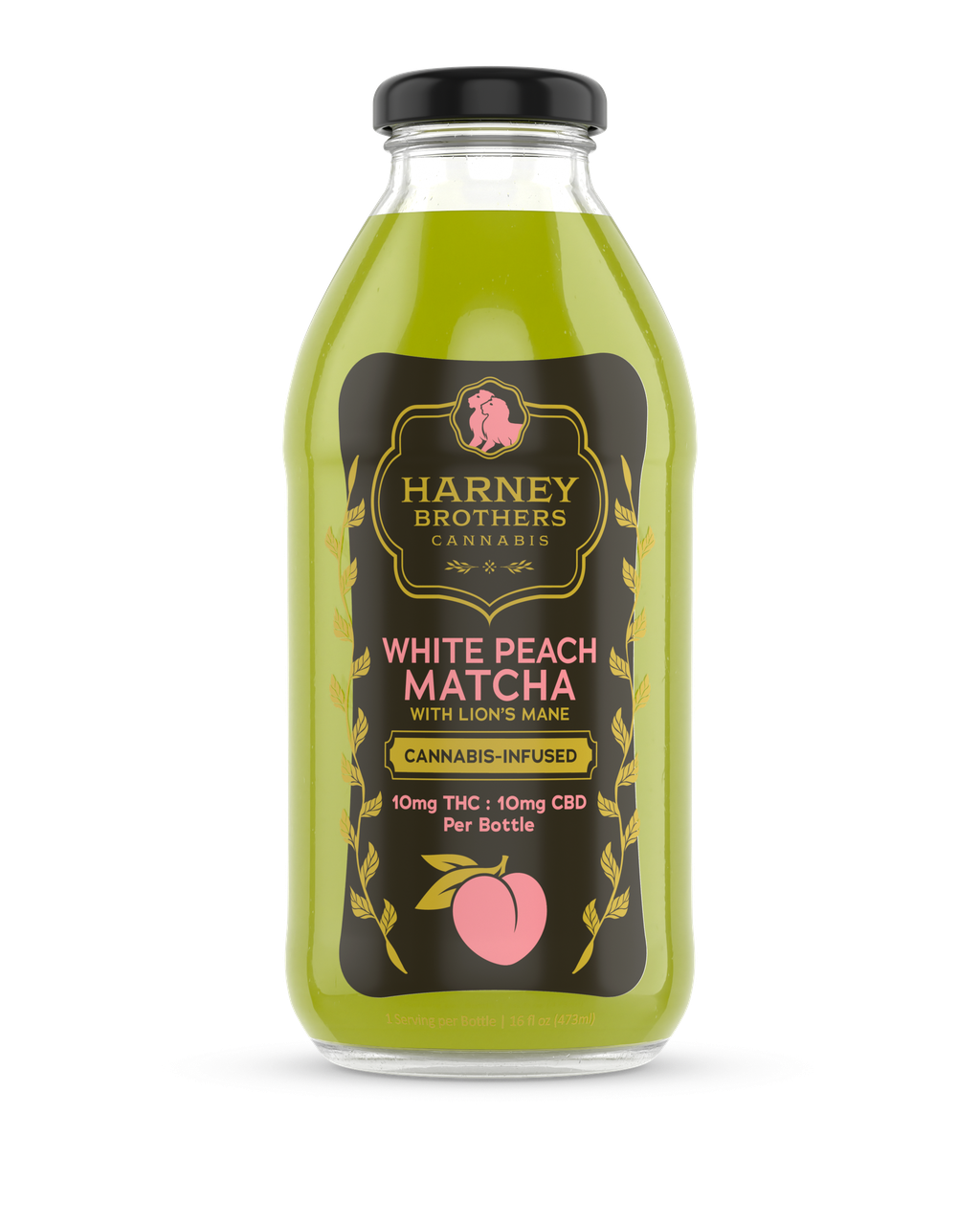 White Peach Matcha with Lion's Mane 1:1 THC:CBD