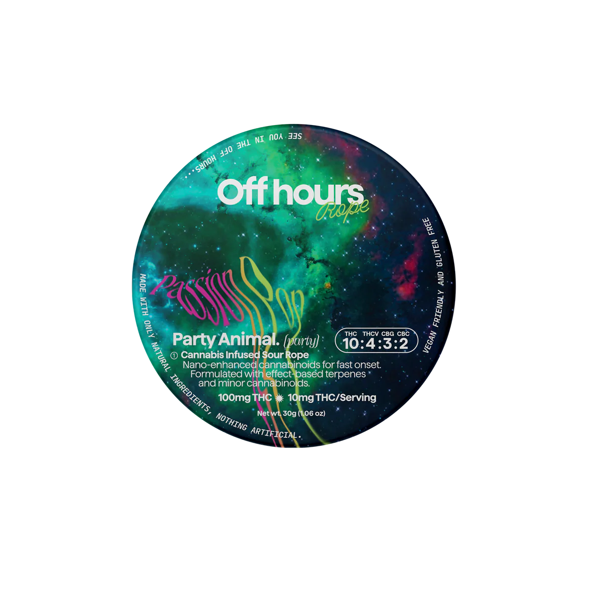 Party Animal 10:4:3:2 THC:THCv:CBG:CBC OffHours