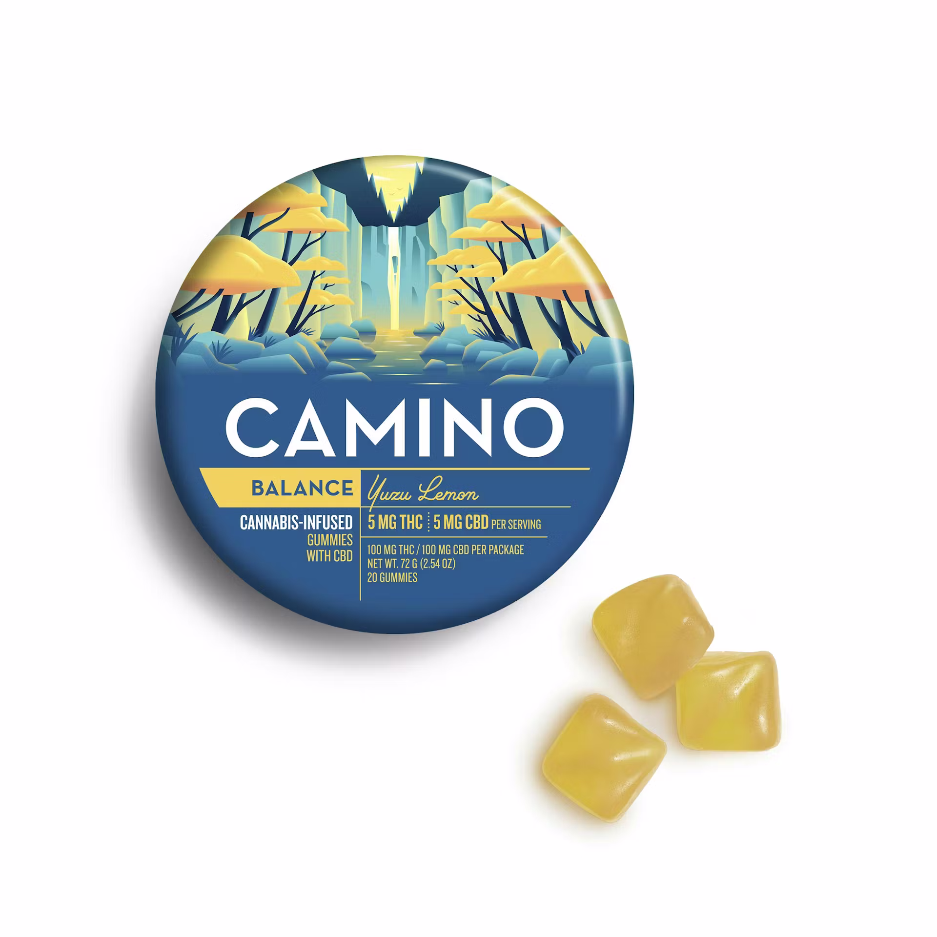 Yuzu Lemon 1:1 THC:CBD Camino