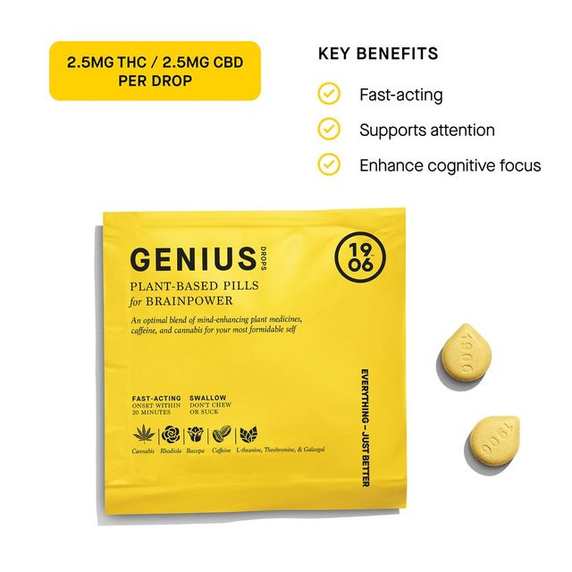 Genius Pouch 1:1:1 THC:CBD:CBG 1906