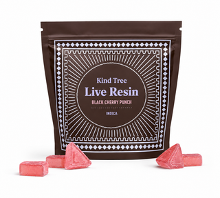Black Cherry Punch Live Resin Gummies 10 Pack Kind Tree
