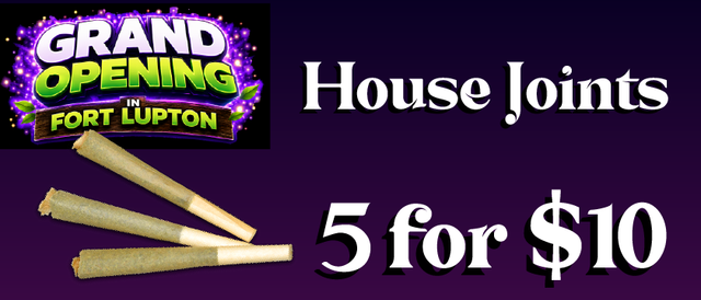 Cannabis Promo, Cannabis Sales, Cannabis Discounts, Cannabis on Sale, Joint deal — 5/$10