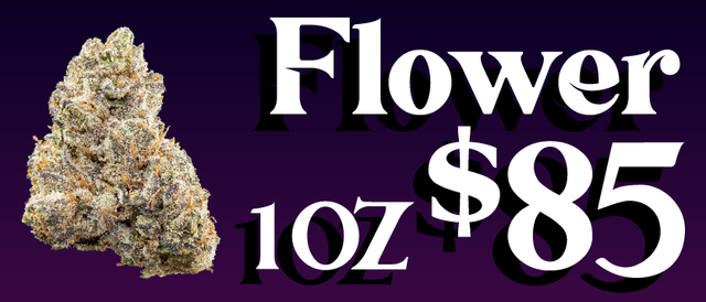 Cannabis Promo, Cannabis Sales, Cannabis Discounts, Cannabis on Sale, Connoisseur/Bomb Shelf flower — $85 oz