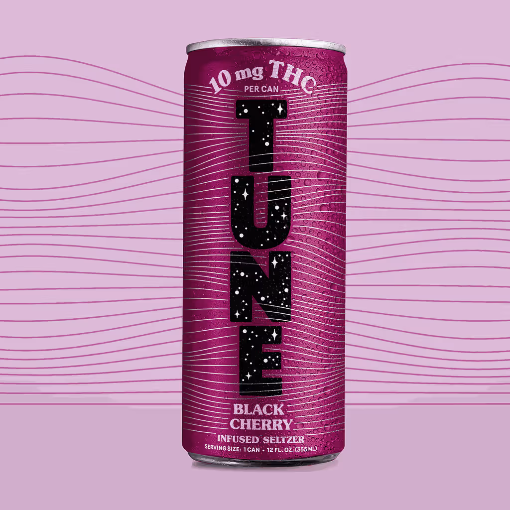 Tune Black Cherry 10mg THC Carbonated