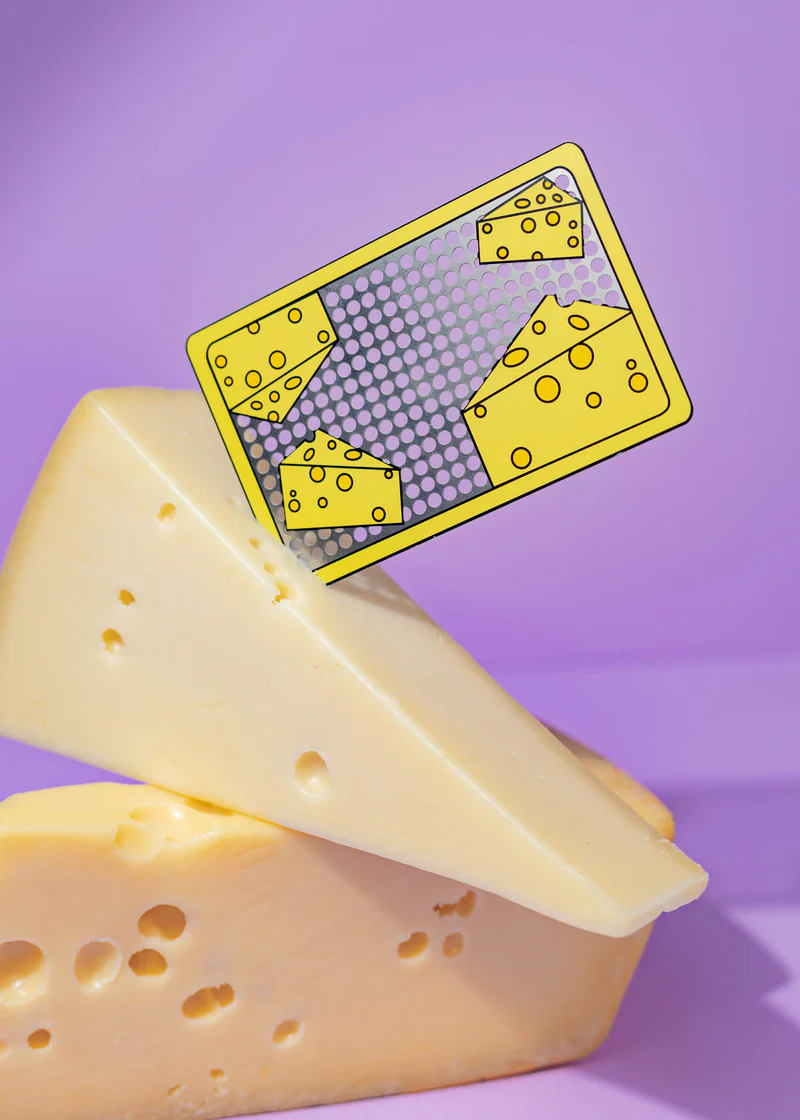 Cheese Grater Grinder Card