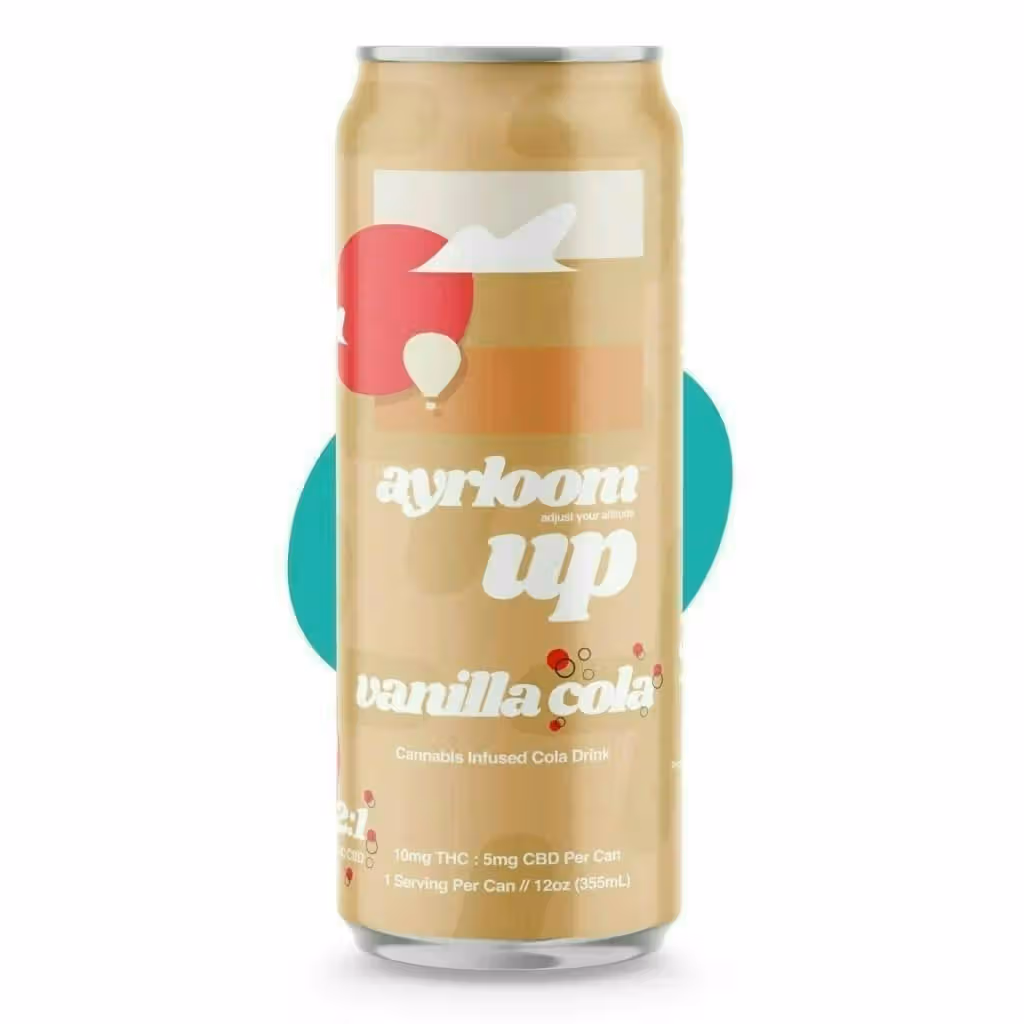 Ayrloom Vanilla Cola 10mg THC: 5mg CBD Carbonated