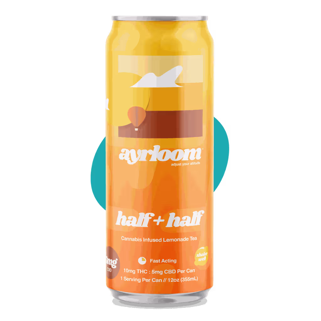 Ayrloom Half + Half Lemonade Tea 10mg THC: 5mg CBD Tea