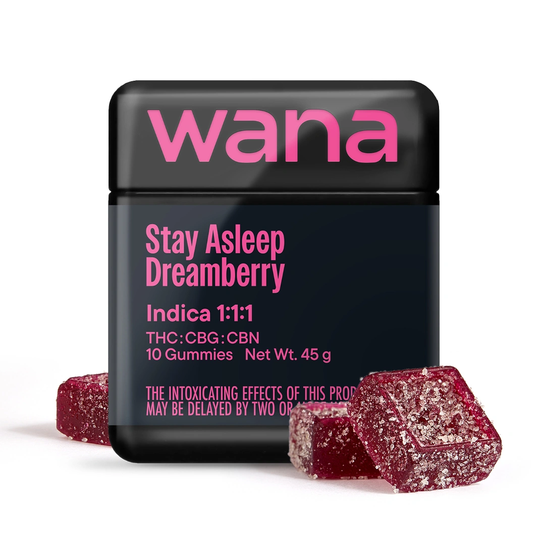 Stay Asleep Dreamberry | 1:1:1 THC:CBG:CBN | Wana