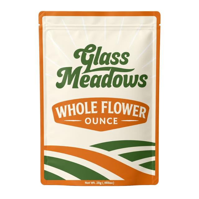 - Flower - 28g - Small Buds - Papaya Crush  Glass Meadows