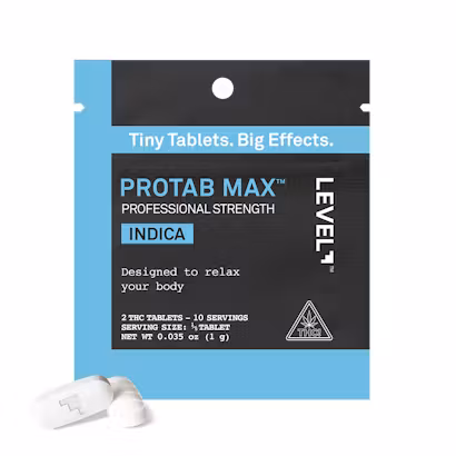 Indica Protab, Max Strength THC Tablets LEVEL