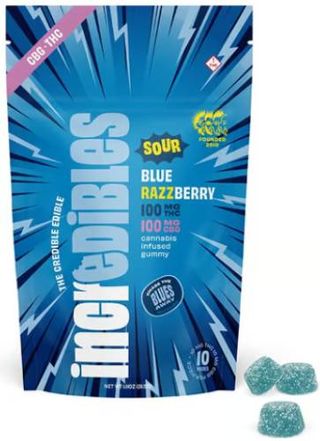 Sour Blue Razzberry 1:1 CBG:THC Incredibles
