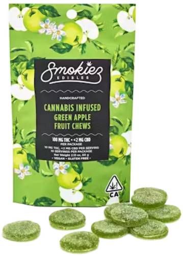 Sweet Green Apple 1:1 CBG:THC Smokiez