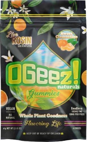 Sweet Clementine Vegan Solventless Live Rosin Ogeez