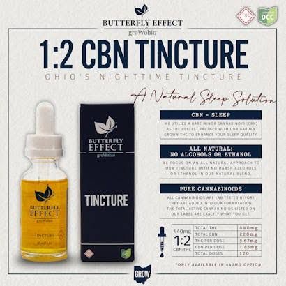 1:2 CBN Tincture Butterfly Effect