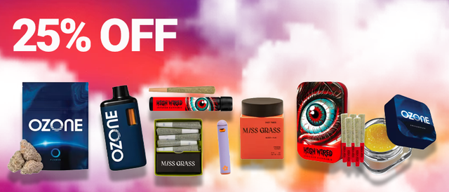 Cannabis Promo, Cannabis Sales, Cannabis Discounts, Cannabis on Sale, Ascend Weekly 25%