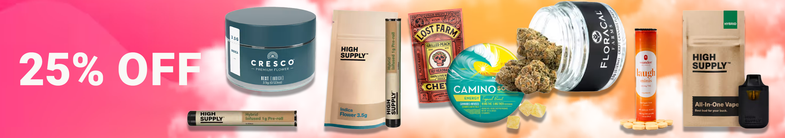 Cannabis Promo, Cannabis Sales, Cannabis Discounts, Cannabis on Sale, Cresco Weekly 25%