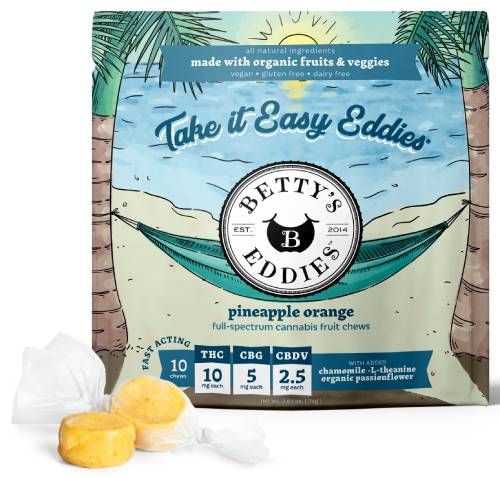 Pineapple Orange Take It Easy 4:2:1 THC:CBG:CBDV Bettys Eddies