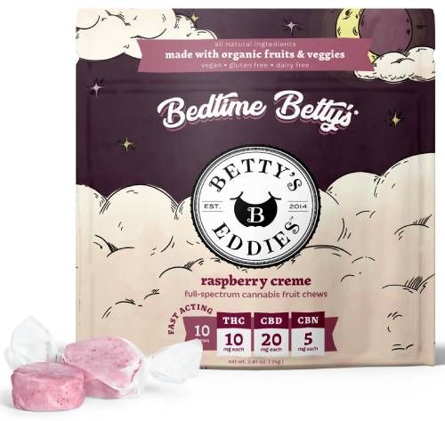 Raspberry Creme Bedtime 5:4:1 THC:CBD:CBN Bettys Eddies