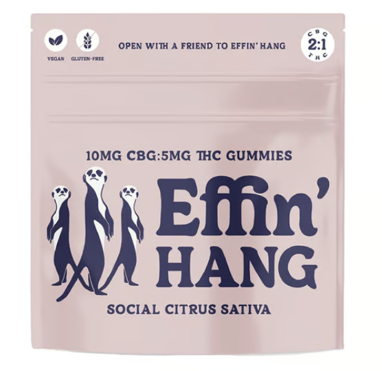 Hang Social Citrus 2:1 CBG:THC  Effin'