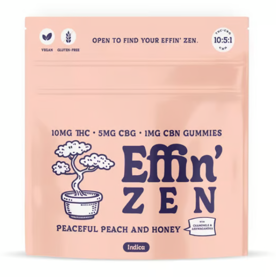 Zen Peaceful Peach & Honey 10:5:1 THC:CBG:CBN