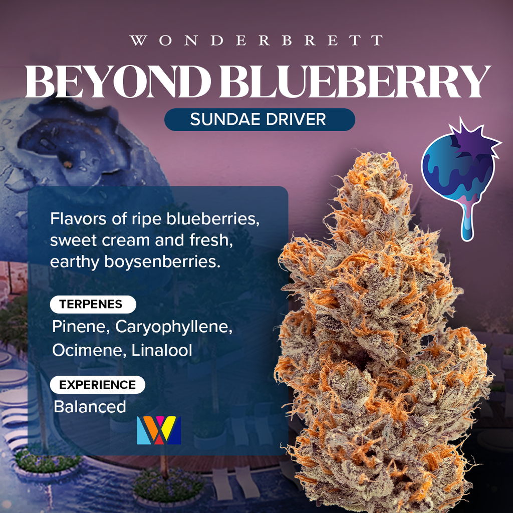 Wonderbrett Beyond Blueberry Flower 3.5g