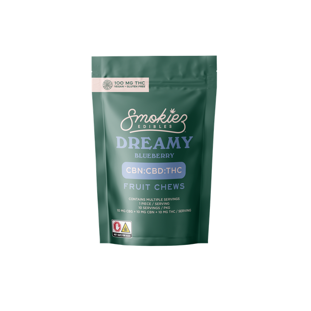 Midnight Prickly Pear Trifecta 1:1:1 CBD:CBN:THC Smokiez 