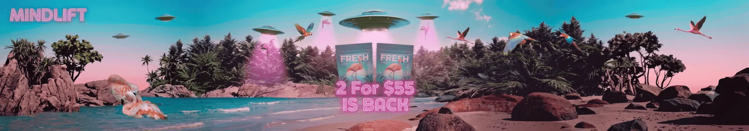 Cannabis Promo, Cannabis Sales, Cannabis Discounts, Cannabis on Sale, 2 For $55 Fresh