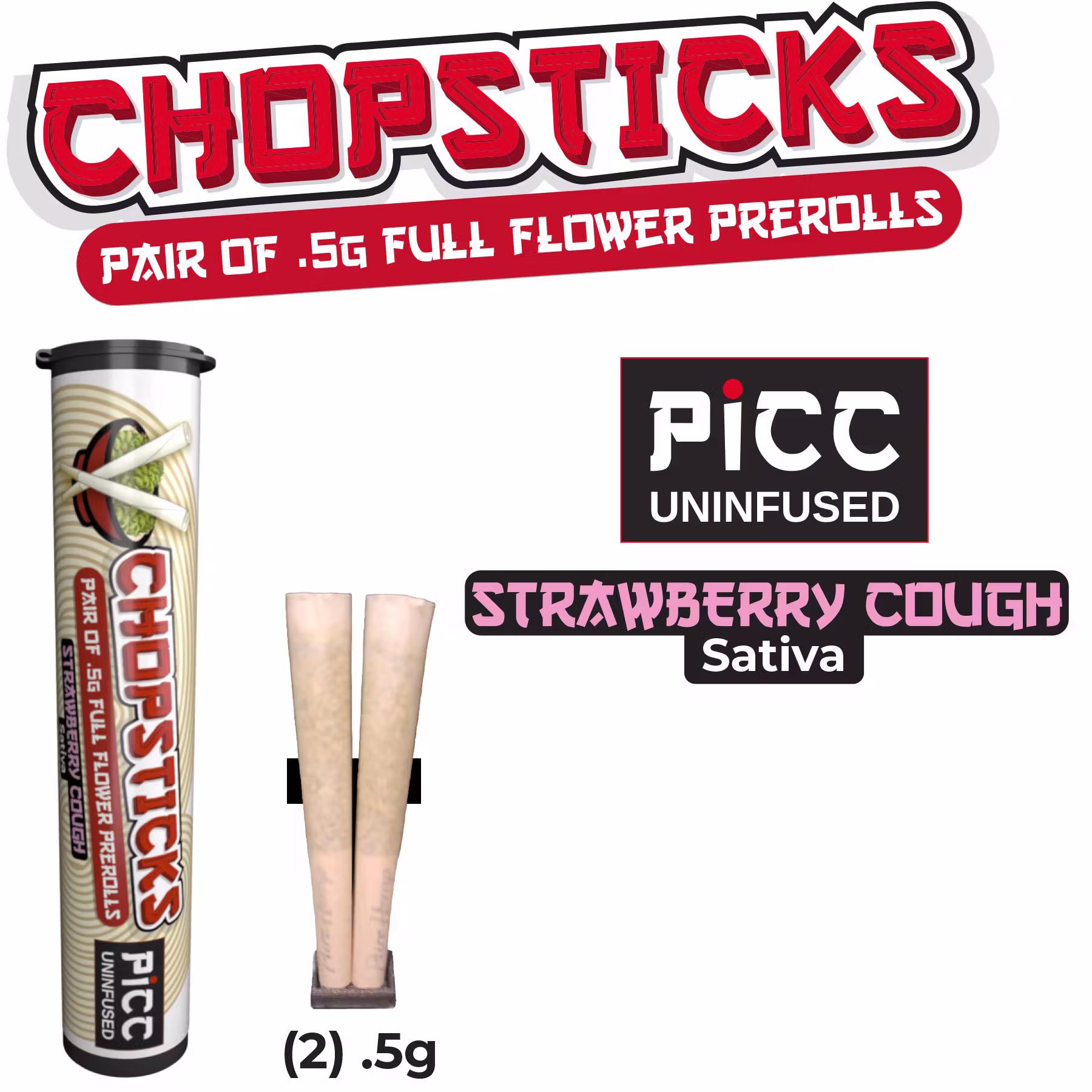 CHOPSTICKS Strawberry Cough PICC