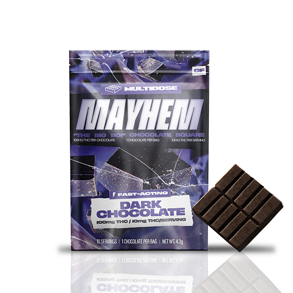 Dark Chocolate Square Mayhem