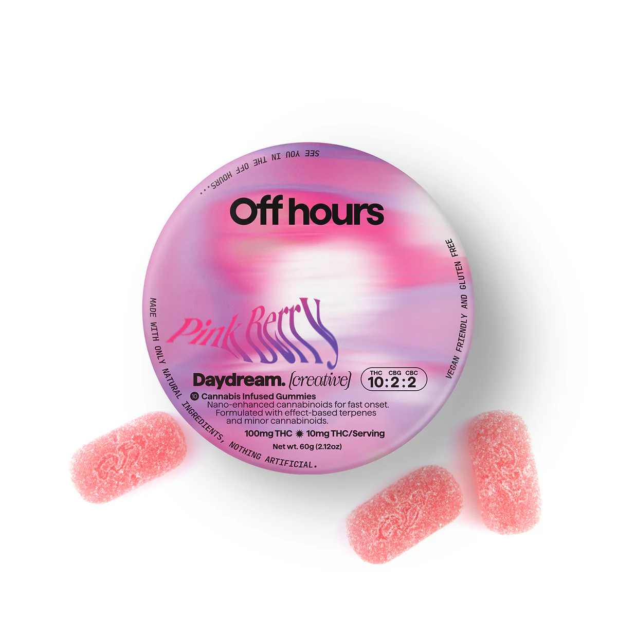 Daydream (creative) Pink Berry Off hours