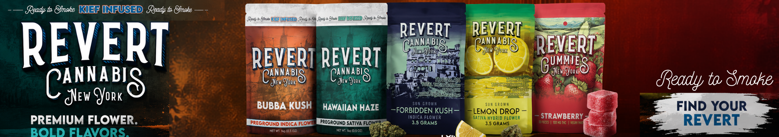 Cannabis Promo, Cannabis Sales, Cannabis Discounts, Cannabis on Sale, Revert Banner