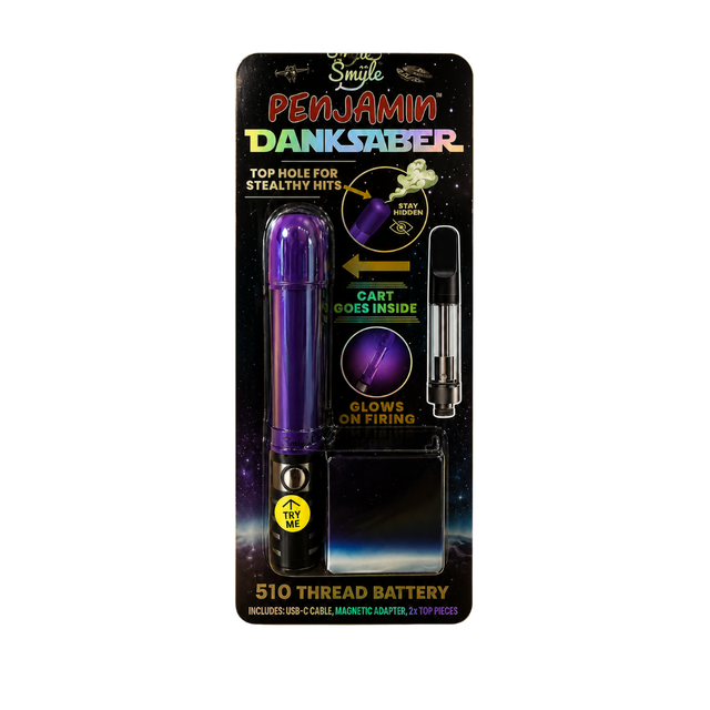 Purple Danksaber 510 Thread | Penjamin