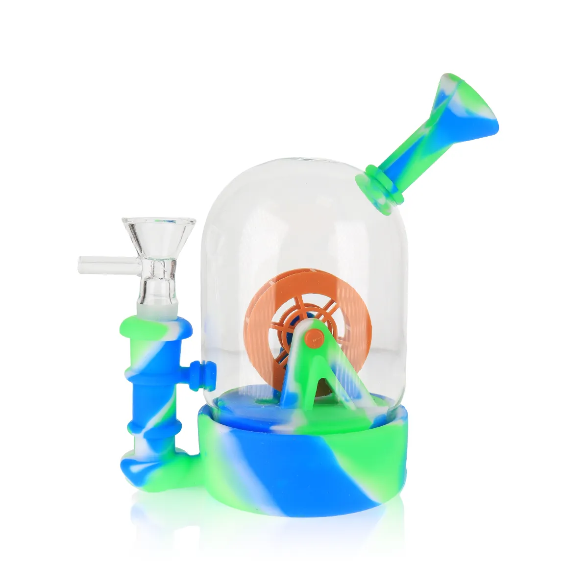 5'' Silicone w/ Waterwheel Pipe