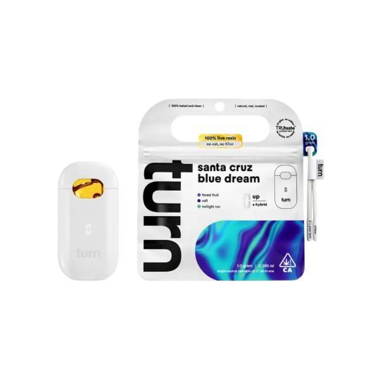 Santa Cruz Blue Dream Live Resin AIO turn