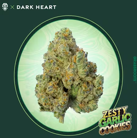 Zesty Garlic Cookies Dark Heart